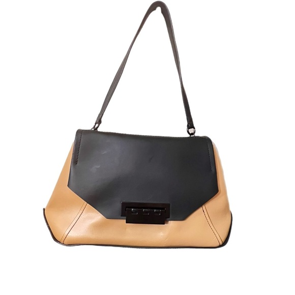 ZAC Posen Two-Tone Black and Tan Women's Bag - Picture 1 of 9